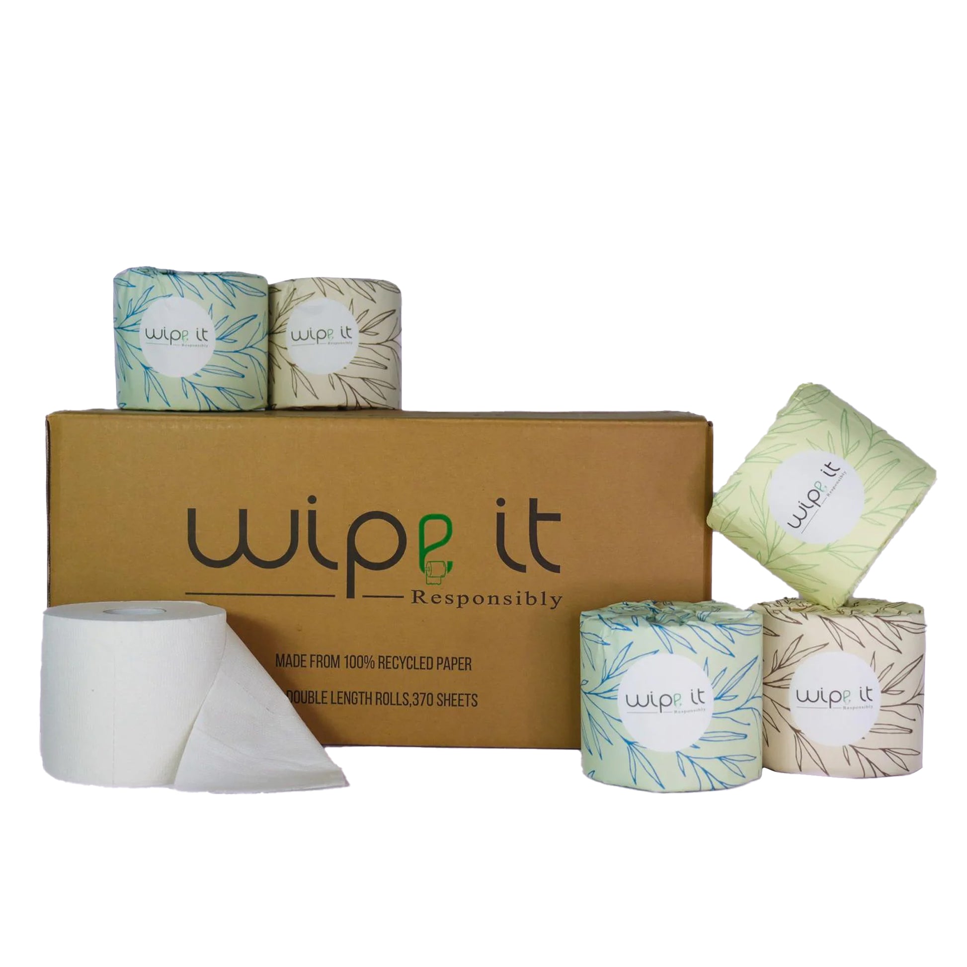 Wipe It Responsibly - 24 Pack of Recycled Toilet Paper