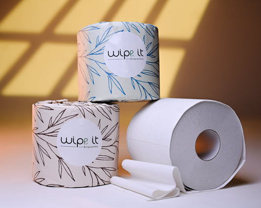 Wipe It Responsibly - 12 Pack of Recycled Toilet Paper