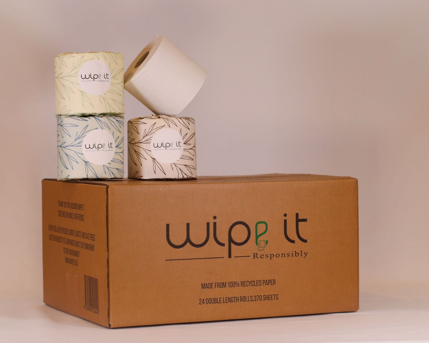 Wipe It Responsibly - 24 Pack of Recycled Toilet Paper