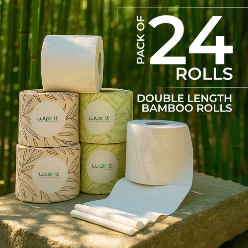 Wipe It Responsibly - 24 Pack of Bamboo Toilet Paper